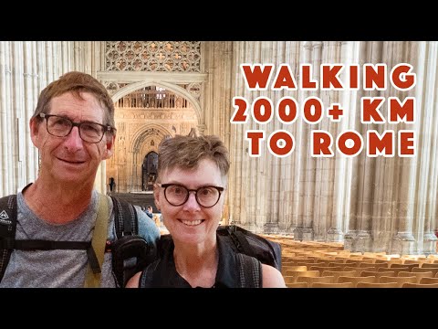 Walking 2,400 km to Rome! (Via Francigena Journey)  4K