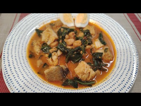 - POTAJE DE VIGILIA, GARBANZOS CON ESPINACAS Y BACALAO