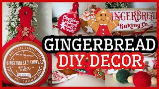 🤯 DOLLAR TREE CHRISTMAS DIYS | GINGERBREAD DIY CRAFTS FOR CHRISTMAS 2024