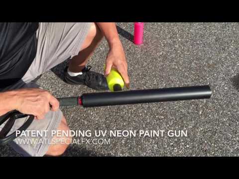 How to Use Atlanta special FX® UV Neon Glow Paint Gun (mobile kit)