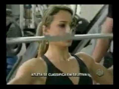 Paula Cunha no PROGRAMA ESPORTE TV RECORD AO VIVO