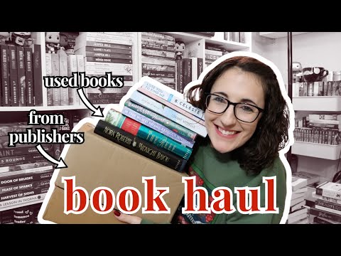 Book Haul and Unboxing | new releases, Nora Roberts, old school historical romances