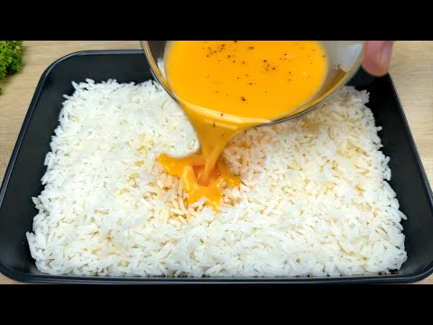 Do you have rice and eggs at home? Make this simple but incredibly delicious recipe! # 348