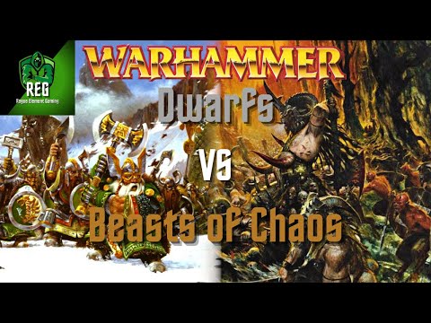 Warhammer Fantasy 6th Edition Battle Report | Dwarfs vs Beasts of Chaos
