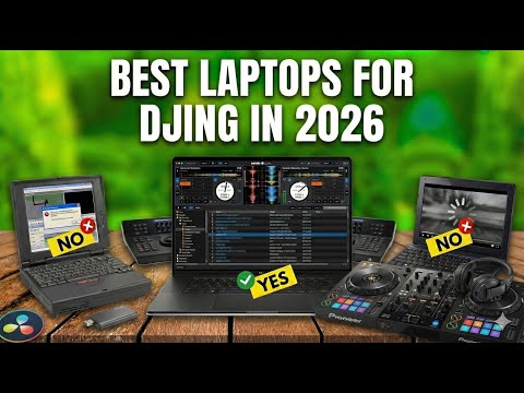 ✅5 Best Laptops For DJing in 2026 - Serato, Rekordbox & Traktor Tested