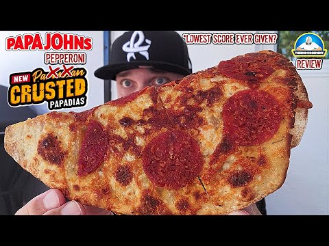 Papa John's® Pepperoni Crusted Papadia Review! 🧀🍕 | LOWEST Score Ever? | theendorsement