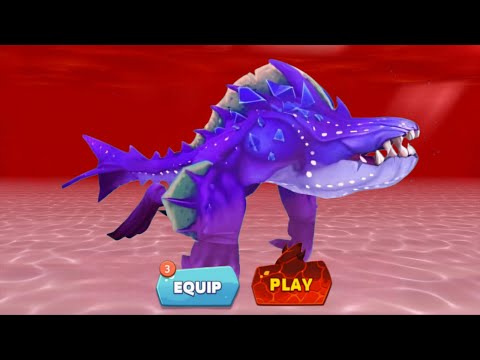 GIANT MONSTER ENEMY ABYSSAURUS REX UNLOCKED AND GAMEPLAY - Hungry Shark Evolution