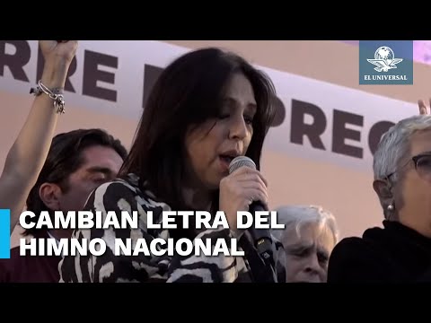 Regina Orozco "aplica" la de Itatí Cantoral en interpretación del Himno Nacional