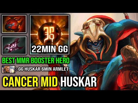 REASON Why Huskar is the Best MMR Booster Hero 6Min Armlet & 22Min GG 100% No Mercy DotA 2