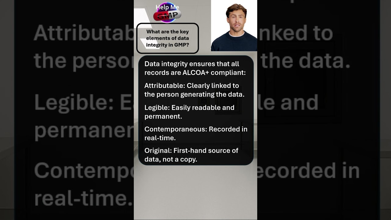 Data Integrity in GMP | Key Elements Explained Simply | GMP Basics | Help Me GMP