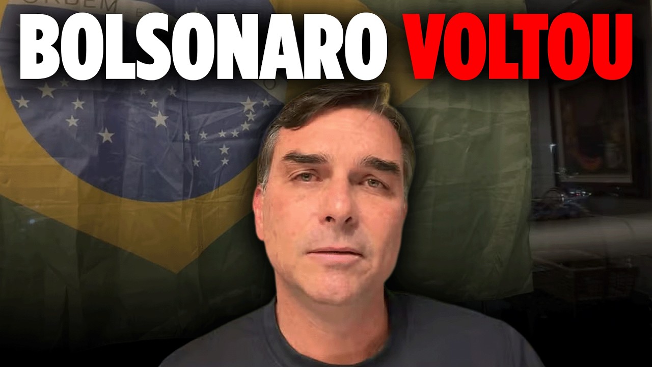 LIVE DO FLÁVIO BOLSONARO PEGOU FOGO