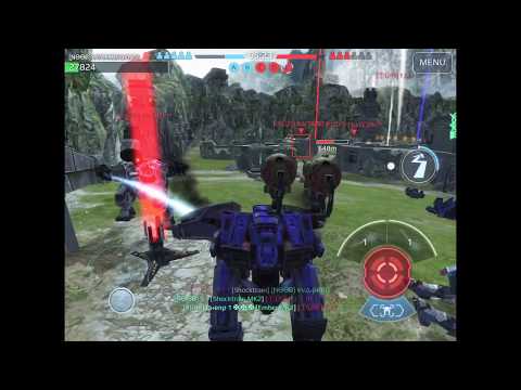 War Robots : BULGASARI/tarans vs LANCELOT/zeus/scourge/st