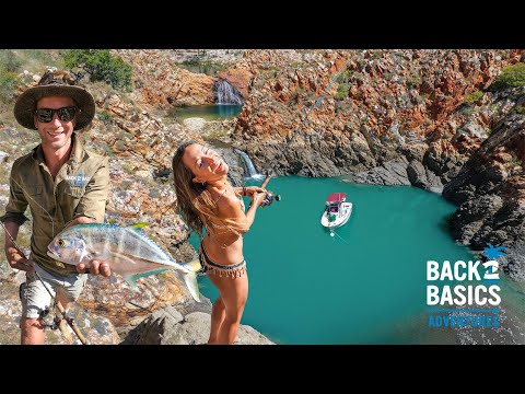 CRAZIEST ANCHORAGE! Private Waterfall for Fishing & Living From The Sea (s2ep13)