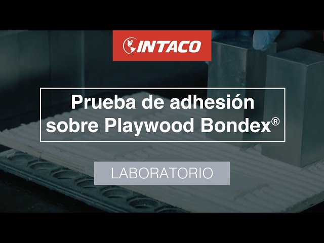 Prueba de adhesión sobre Plywood