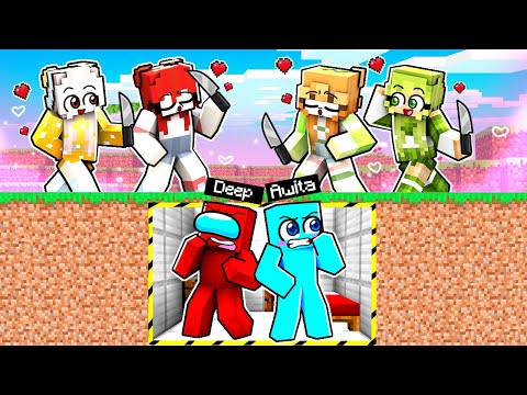 Crazy Fan Girls VS Apocalyptic Bunker in Minecraft!