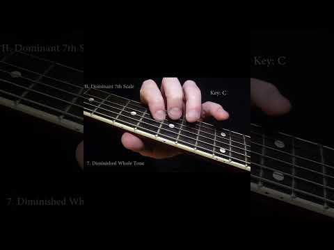 Diminished Whole Tone Dominant Scale #shorts  #guitar #guitarlesson #music #encyclopedia #jazz #ok