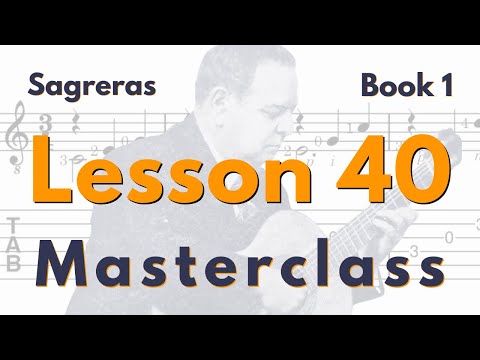 Julio Sagreras - Book 1 Lesson 40 - Lessons - Guitar
