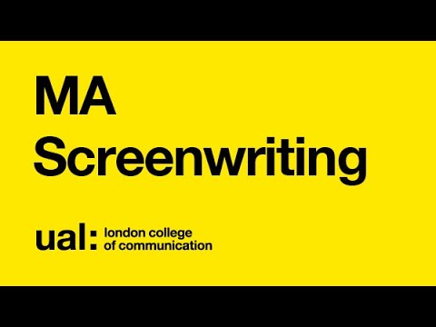 MA Screenwriting Online Open Day