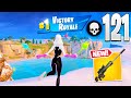 121 Elimination Solo vs Squads Wins Full Gameplay / Fortnite Chapter 5