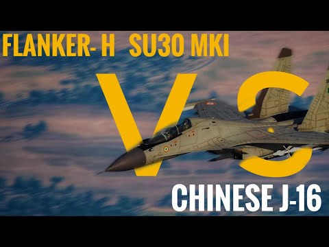 Sukhoi 30 mki | Indian Air Force | Su30 mki vs J16 | DCS