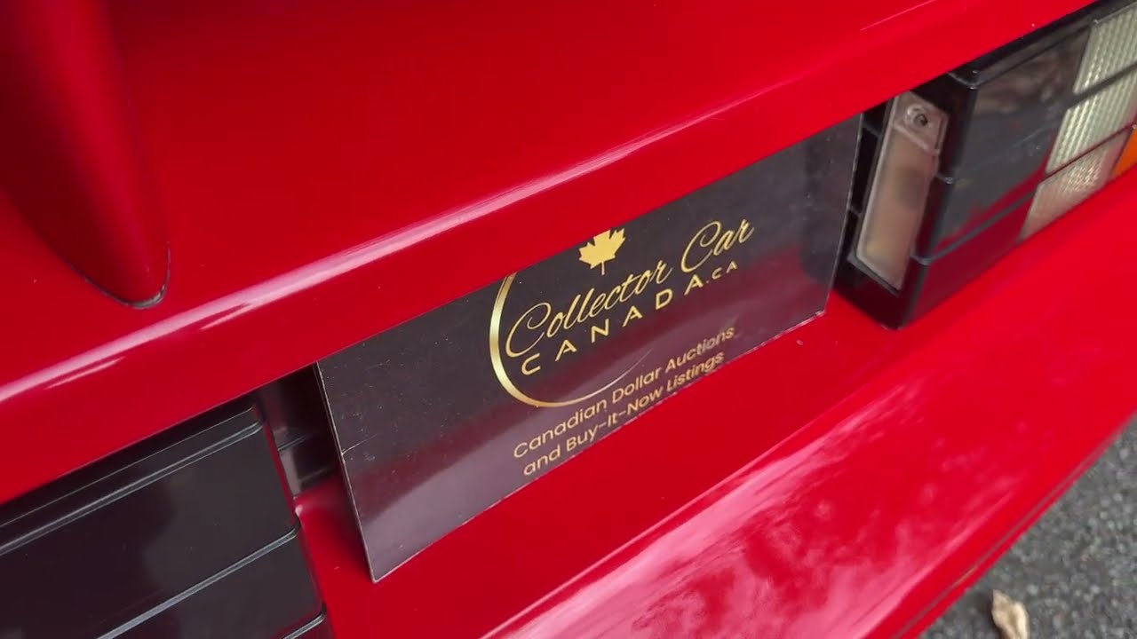 **SOLD by CCC AUCTION** Sub-26K km 1992 Chevrolet Camaro Z28 25th Anniversary
