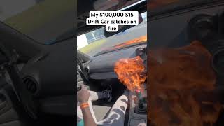 My $100,000 Nissan S15 Catches on fire #cars #jdm #youtubeshorts #viral #viralshort #fire