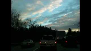 Driving under the Blue Sky in Bellevue - I405 jam