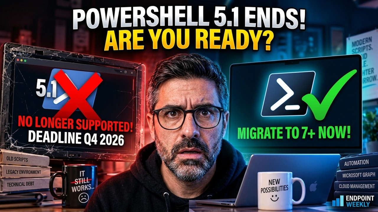 Graph PowerShell v3 Drops Windows PowerShell 5.1 — Q4 2026