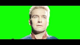 Homelander gets hit by a bright light — The Boys s5e2 green screen