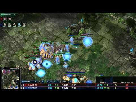 SC2 - DreamHack Summer - GF - Jaedong vs StarDust - Game 1