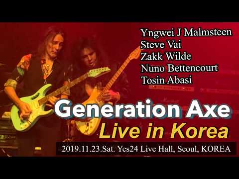 Generation Axe Live in Korea Full Show (2019.11.23.Sat. Yes24 Live Hall, Seoul, KOREA)