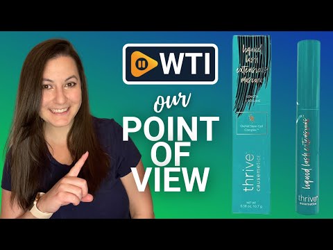 Thrive Causemetics Black Mascara - WTI product video review