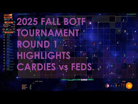 Star Trek Birth of the Federation: 2025 Fall MP Tourney RD 1 Cardies vs Feds game highlights