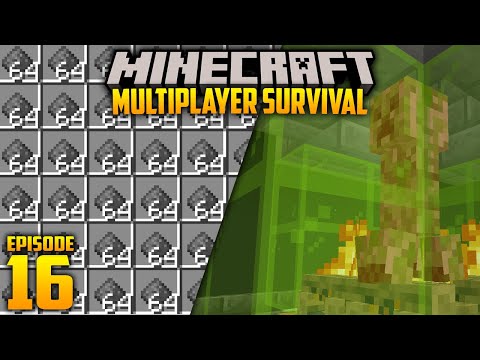 AstonishingGamer - SIMPLE Gunpowder Farm | Minecraft Multiplayer Survival - Episode 16