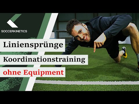 4 Übungen für dein Koordinationstraining als Fußballer - Liniensprünge | Soccerkinetics