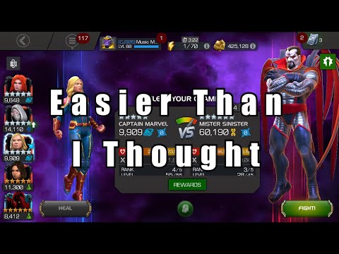 Act 6.2.2 Mister Sinister Boss Fight In Marvel Contest Of Champions [NO UNITS USED]