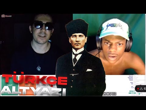 iShowSpeed Türk'e Mustafa Kemal Atatürk'ü Soruyor (Türkçe Altyazılı)