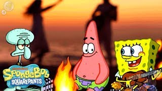 &#39;The Campfire Song&#39; Wild Remix 🔥 | SpongeBob