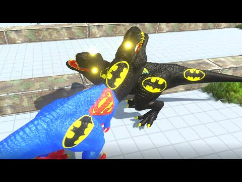 BATSUPERMAN vs BATMAN DEATH RUN - Animal Revolt Battle Simulator