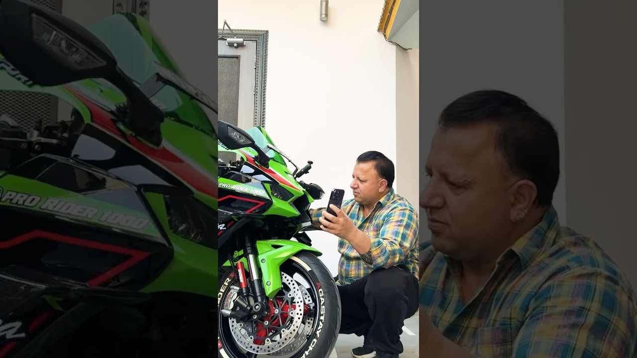 Raptor listens to PRO RIDER 1000 #agastaychauhan #prorider1000 #kawasaki10r #bmws1000rr