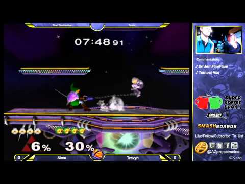 BF Melee: Siren (Sheik) vs Trevyn (Falco,Link) Pools