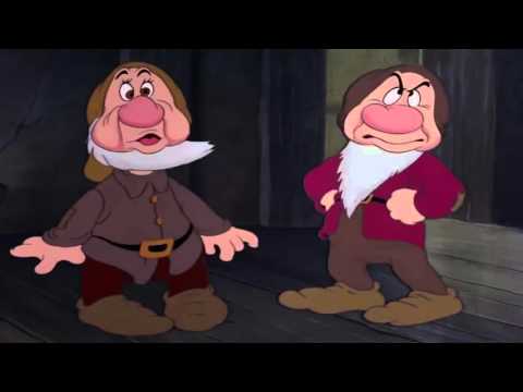 Snow White and the Seven Dwarfs  Sneezy Scene HD