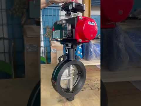 PNEUMATIC DELVAL BUTTERFLY VALVE SERIES 44 WCB
