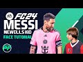 EA FC 24 MESSI YOUNG kid NEWELLS FACE -  Pro Clubs Face Creation - CAREER MODE - LOOKALIKE