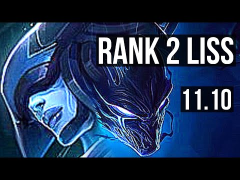LISSANDRA vs NOCTURNE (MID) | Rank 2 Liss, 3/1/8 | KR Challenger | v11.10