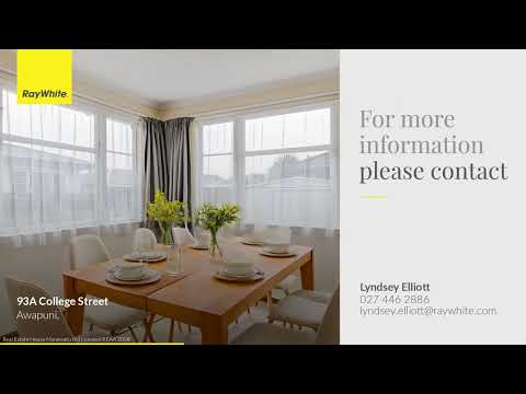 93A College Street, Awapuni, Palmerston North, Manawatu-Wanganui, 3 침실, 1 욕실, House