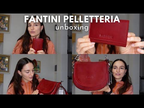 FANTINI PELLETTERIA UNBOXING | BORSA MATILDE E PORTAFOGLIO EVA MADE IN ITALY + COSA CI STA DENTRO |