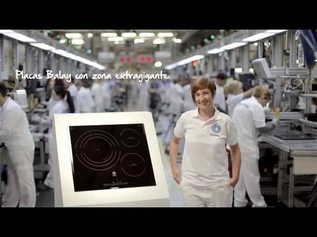 Balay 3EB967FRE Placa de Inducción 3 Zonas 60cm Negra video