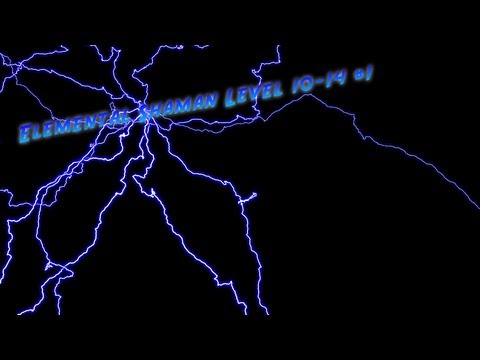 World of Warcraft Elemental Shaman PvP level 10-14 #1 Patch 5.4