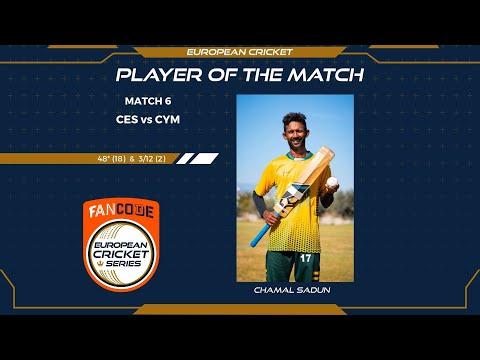 MOM: C.Sadun - CES vs CYM | Highlights | FanCode ECS Cyprus Day 2 | Cyprus 2021